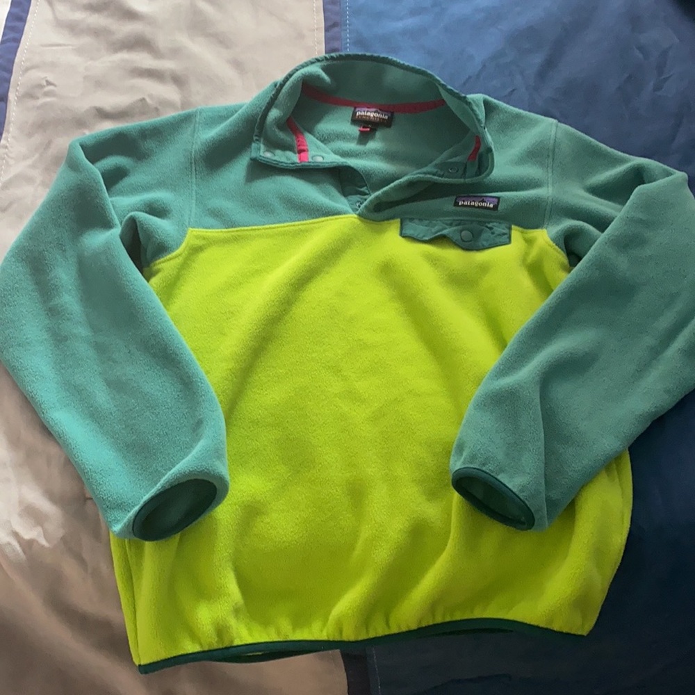 Patagonia synchilla pull over fleece M